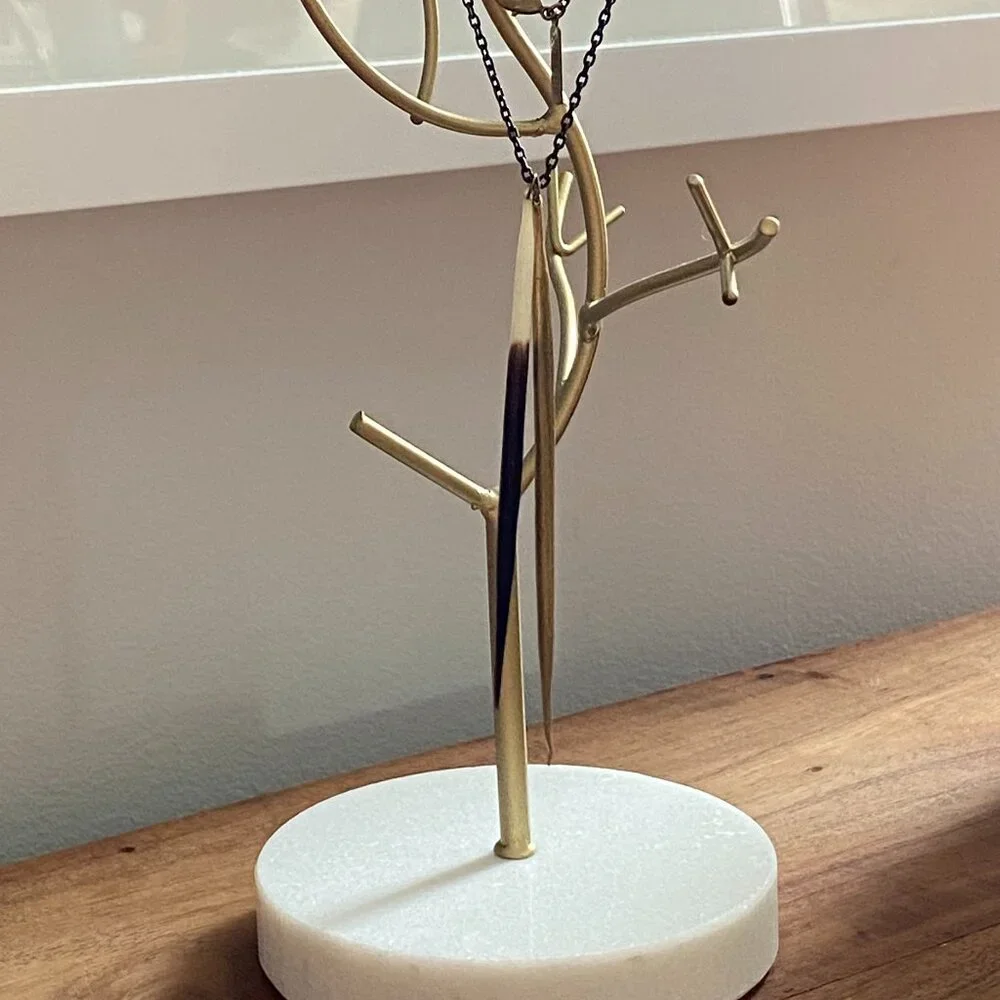 K/LLER PORCUPINE QUILL / BRASS QUILL NECKLACE PENDANT. - Picture 5 of 6